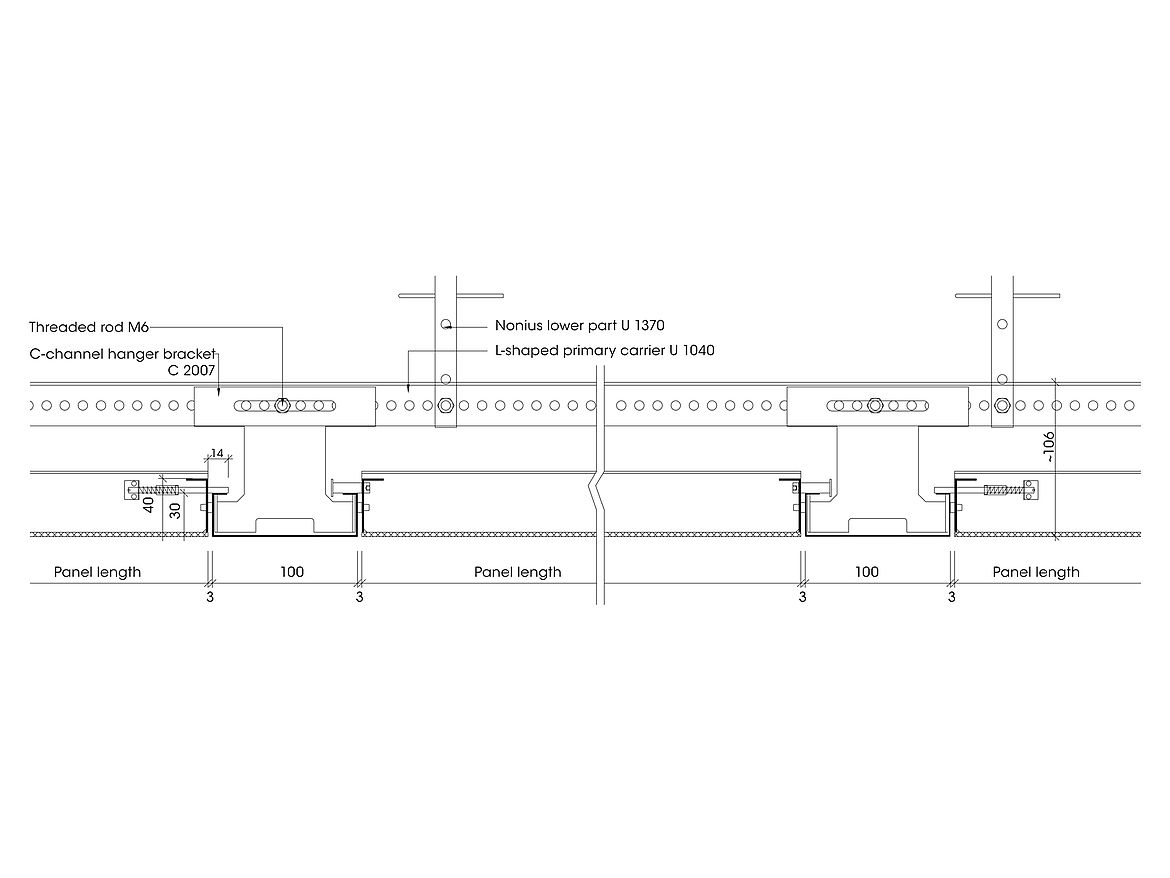 S5 RHOMBOS linear C-channel system | durlum GmbH